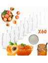 Słoiki 335ml słoiczki na dżem kompot grzybki konfitury 60szt. 66mm PZH