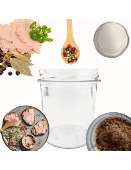 Słoik 346ml słoik na pasztet dżem kompot grzybki konfitury 1szt. 82mm PZH