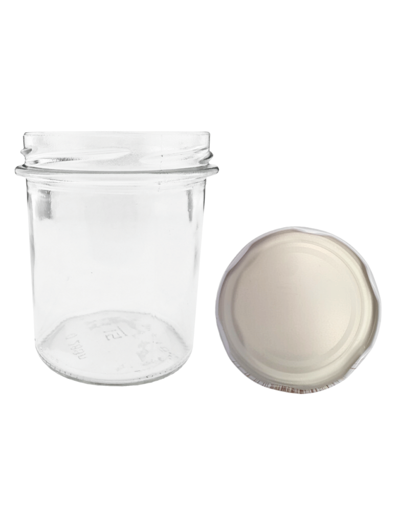 Słoiki - Słoik 346ml KOMPLET z POKRYWKĄ słoik na pasztet dżemy kompot grzybki 82mm - product b2b.wamar.biz 2