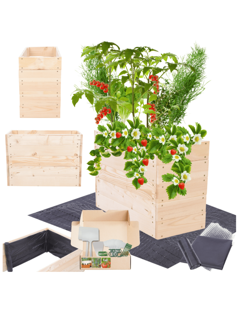 Uprawowe skrzynie ogrodowe- Warzywniaki- skrzynia do uprawy - Skrzynia na warzywa skrzynie na warzywnik inspekt donica grządka 45x63x30 - product b2b.wamar.biz 1