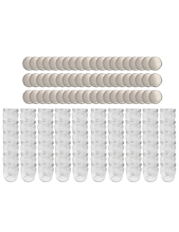 Słoiki 425ml 60 KOMPLETÓW z POKRYWKĄ słoiki na pasztet dżemy grzybki 82mm - product 2