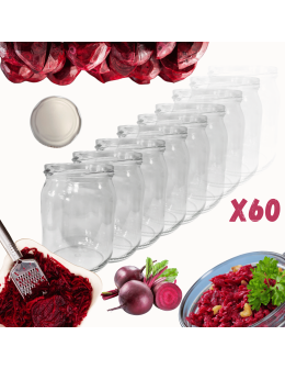 Słoiki 540ml słoiki na pasztet dżem kompot grzybki zaprawy 60szt. 82mm