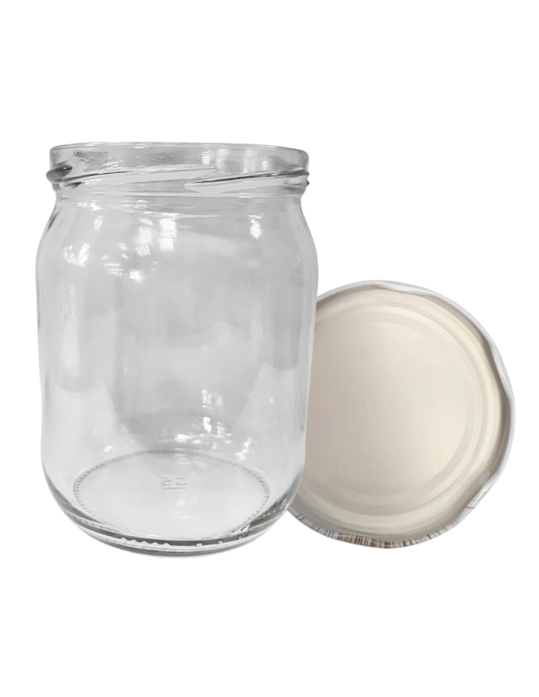 Słoiki - Słoik 540ml KOMPLET z POKRYWKĄ słoik na pasztet dżemy kompot zaprawy 82mm - product b2b.wamar.biz 2