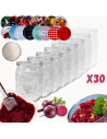Słoiki 540ml 30 KOMPLETÓW z POKRYWKĄ słoiki na pasztet dżemy zaprawy 82mm