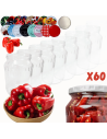 Słoiki 720ml 0,7l soki ogórki papryka fasolka kompot 60kpl zakrętki 82mm