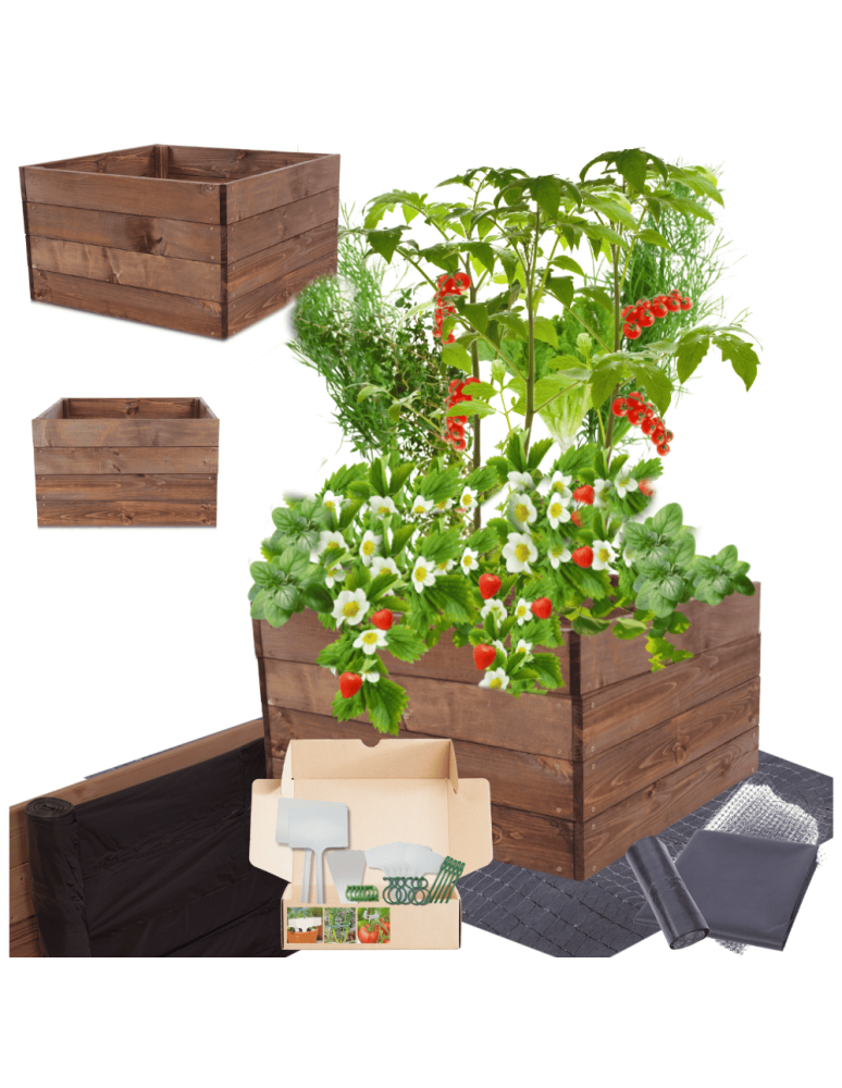 Uprawowe skrzynie ogrodowe- Warzywniaki- skrzynia do uprawy - Skrzynia na warzywa skrzynie na warzywniak inspekt donica grządka 36x63x60 - product b2b.wamar.biz 1