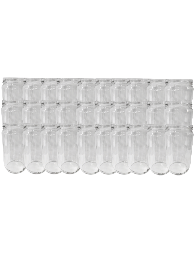 Słoiki - Słoiki 720ml słoiki na ogórki dżemy szparagi przeciery sałatki 30szt. 82mm - product b2b.wamar.biz 1