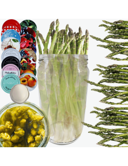 Słoik 720ml słoik na ogórki dżemy przeciery sałatki KOMPLET z POKRYWKĄ 82mm