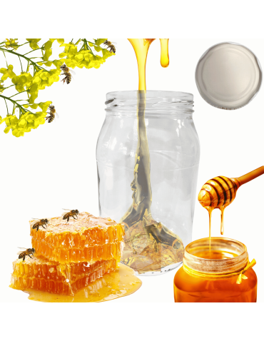 Słoik 900ml słoik na miód ogórki małosolne sałatki 1 sztuka 82mm 0,9L PZH