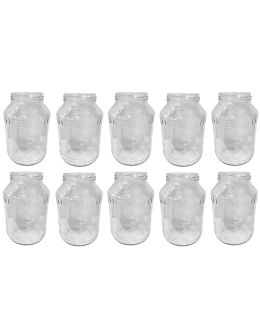 Słoiki 1500ml 1,5l na ogórki małosolne soki grzyby nalewki 10szt. 82mm PZH - product 2