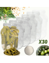 Słoiki 1500ml 1,5l na ogórki małosolne soki grzyby nalewki 30szt. 82mm PZH