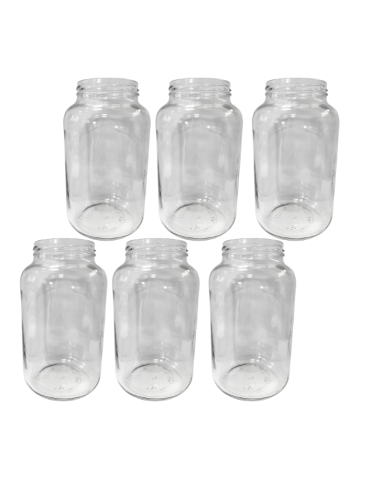 Słoiki 1500ml 1,5l na ogórki małosolne soki nalewki grzyby 6szt. 82mm PZH - product 2