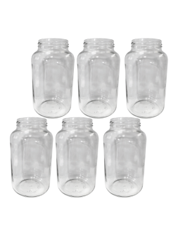 Słoiki 1500ml 1,5l na ogórki małosolne soki nalewki grzyby 6szt. 82mm PZH - product 2