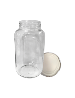 Słoik 1500ml 1,5l na ogórki małosolne soki nalewki KOMPLET z POKRYWKĄ 82mm - product 2