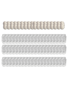 Słoiki 1500ml 1,5l ogórki małosolne sok grzyby nalewki 60kpl zakrętki 82mm - product 2