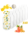 Słoiki 2000ml 2l na ogórki soki suszone grzyby nalewki 60sztuk 82mm PZH