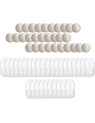 Słoiki 2000ml 2l na ogórki soki grzyby nalewki 30kpl zakrętki 82mm PZH - product 2