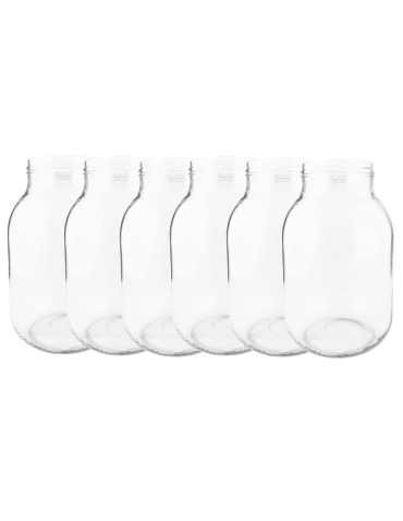 Słoiki 3000ml 3l na ogórki soki suszone grzyby nalewki 6sztuk 100mm PZH - product 2