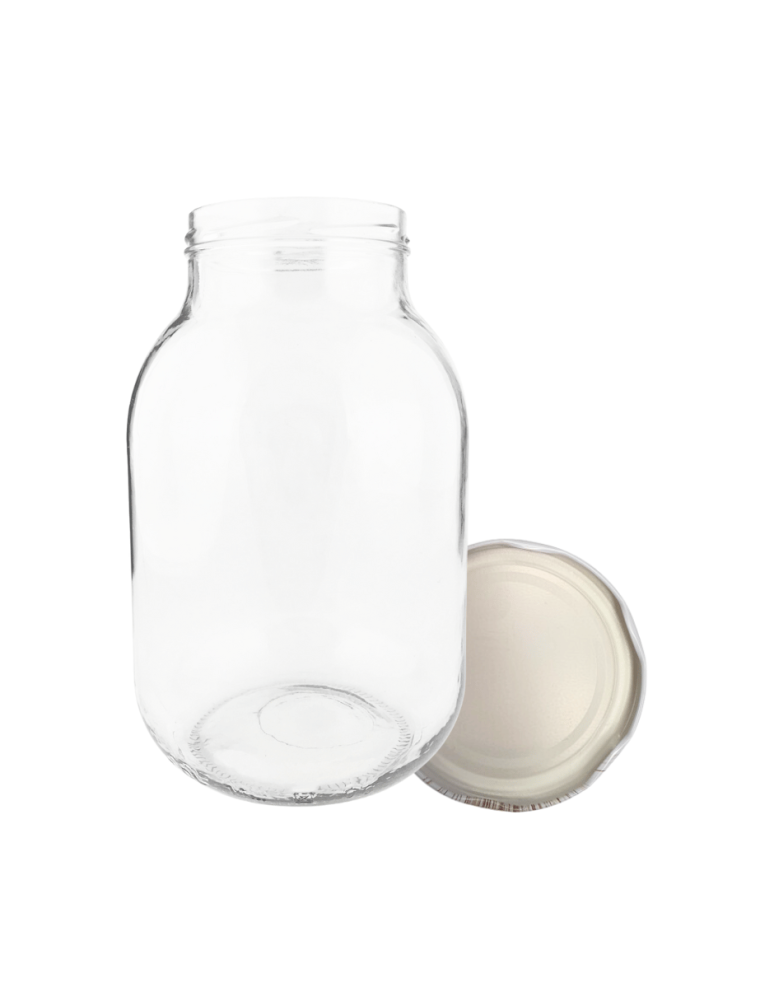 Słoiki - Słoik 3000ml 3l na ogórki soki grzyby nalewki KOMPLET z POKRYWKĄ 100mm PZH - product b2b.wamar.biz 2