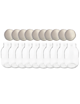 Słoiki 3000ml 3l na ogórki soki grzyby nalewki 10kpl zakrętki 100mm PZH - product 2