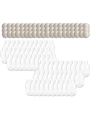 Słoiki 3000ml 3l na ogórki soki grzyby nalewki 60kpl zakrętki 100mm PZH - product 2