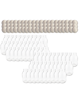 Słoiki 3000ml 3l na ogórki soki grzyby nalewki 60kpl zakrętki 100mm PZH - product 2