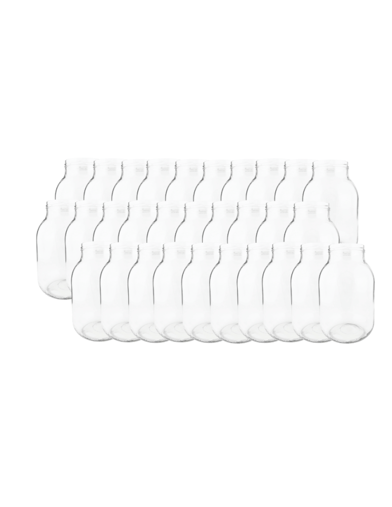 Słoiki - Słoiki 4000ml 4l na ogórki soki cukinia grzyby nalewki 30sztuk 100mm PZH - product b2b.wamar.biz 2