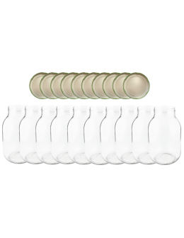 Słoiki 4000ml 4l ogórki soki cukinia grzyby nalewki 10kpl zakrętki 100mm - product 2