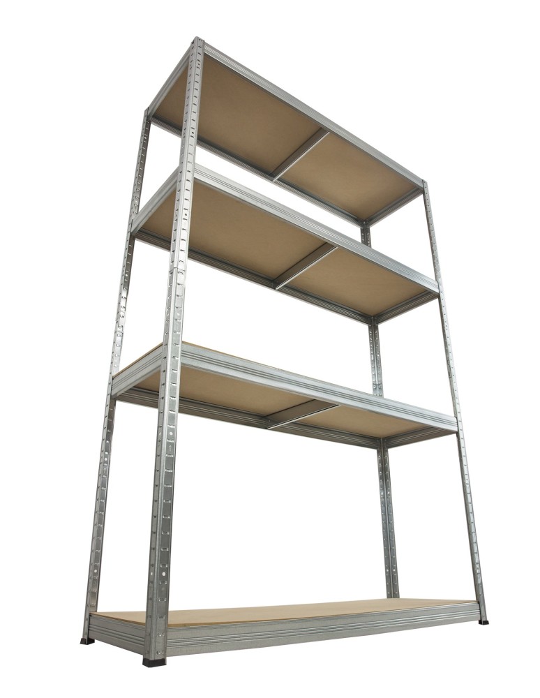 Regały Magazynowe - Regał Helios 180x75x40 cm 4 półki/275kg Ocynkowany - product b2b.wamar.biz 5