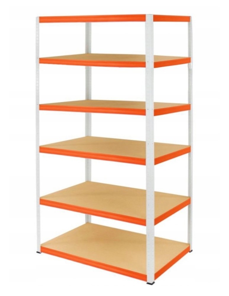 Regały Magazynowe - Regał metalowy HELIOS HWO 196x150x35 6x275kg - product b2b.wamar.biz 3