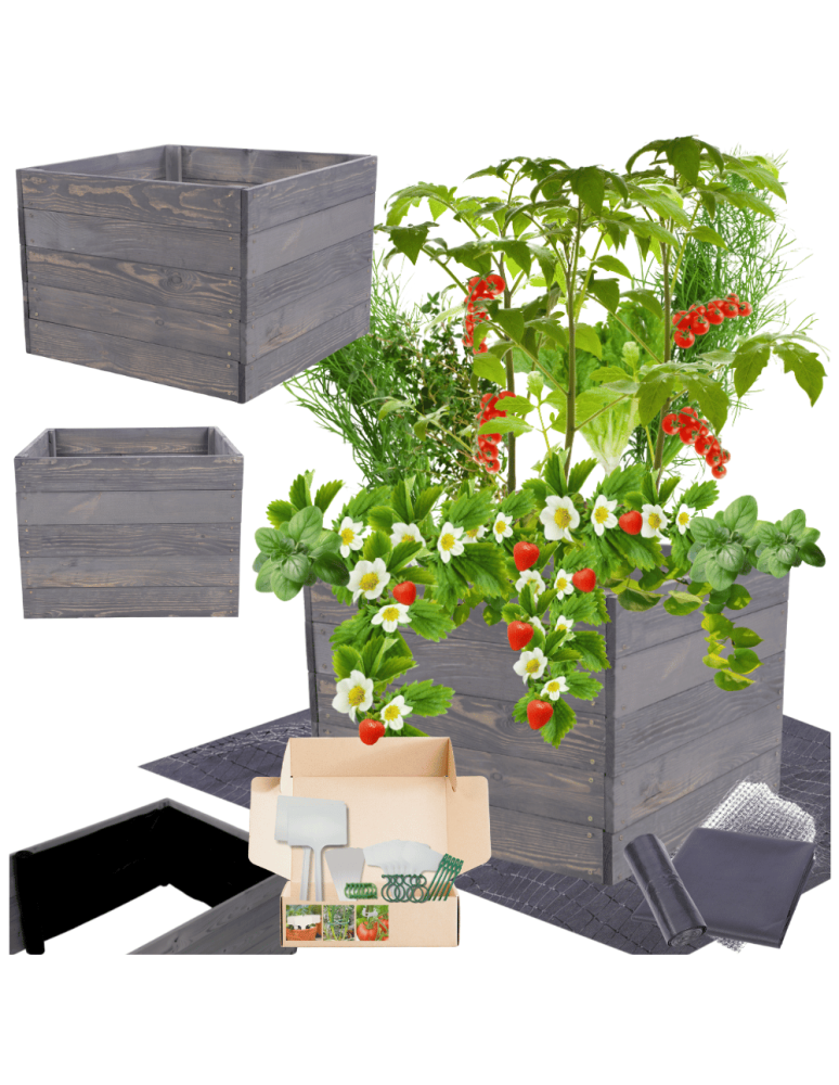 Uprawowe skrzynie ogrodowe- Warzywniaki- skrzynia do uprawy - Skrzynia na warzywa skrzynie na warzywnik inspekt donica grządka 45x83x60 - product b2b.wamar.biz 1