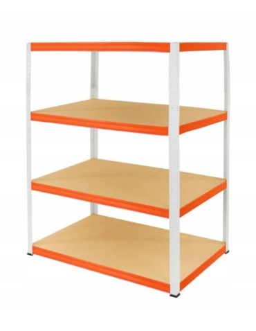 Regały Magazynowe - Regał metalowy HELIOS HWO 196x180x30 4x275kg - product 3