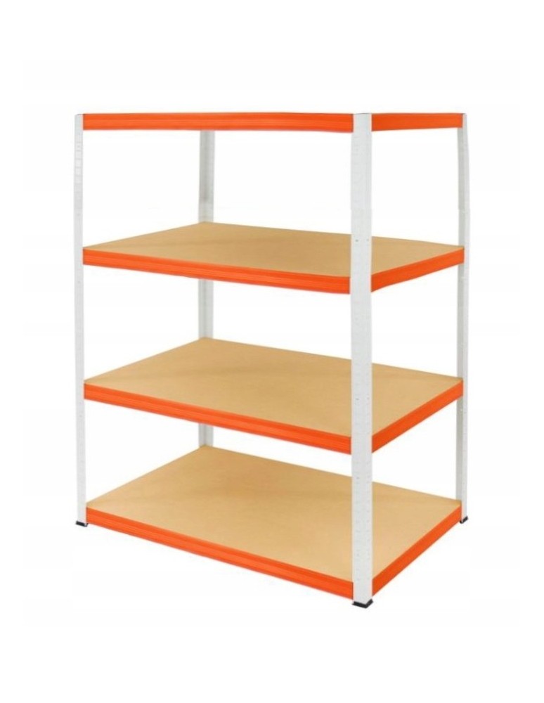 Regały Magazynowe - Regał metalowy HELIOS HWO 180x180x50 4x275kg - product b2b.wamar.biz 3