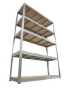 Regał Helios 180x75x30 cm 5 półek/400kg Ocynkowany