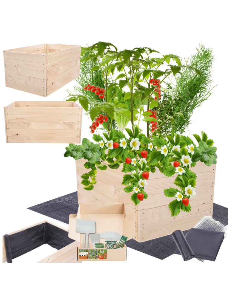 Uprawowe skrzynie ogrodowe- Warzywniaki- skrzynia do uprawy - Skrzynia na warzywa skrzynie na warzywnik inspekt donica grządka 45x93x60 - product b2b.wamar.biz 1