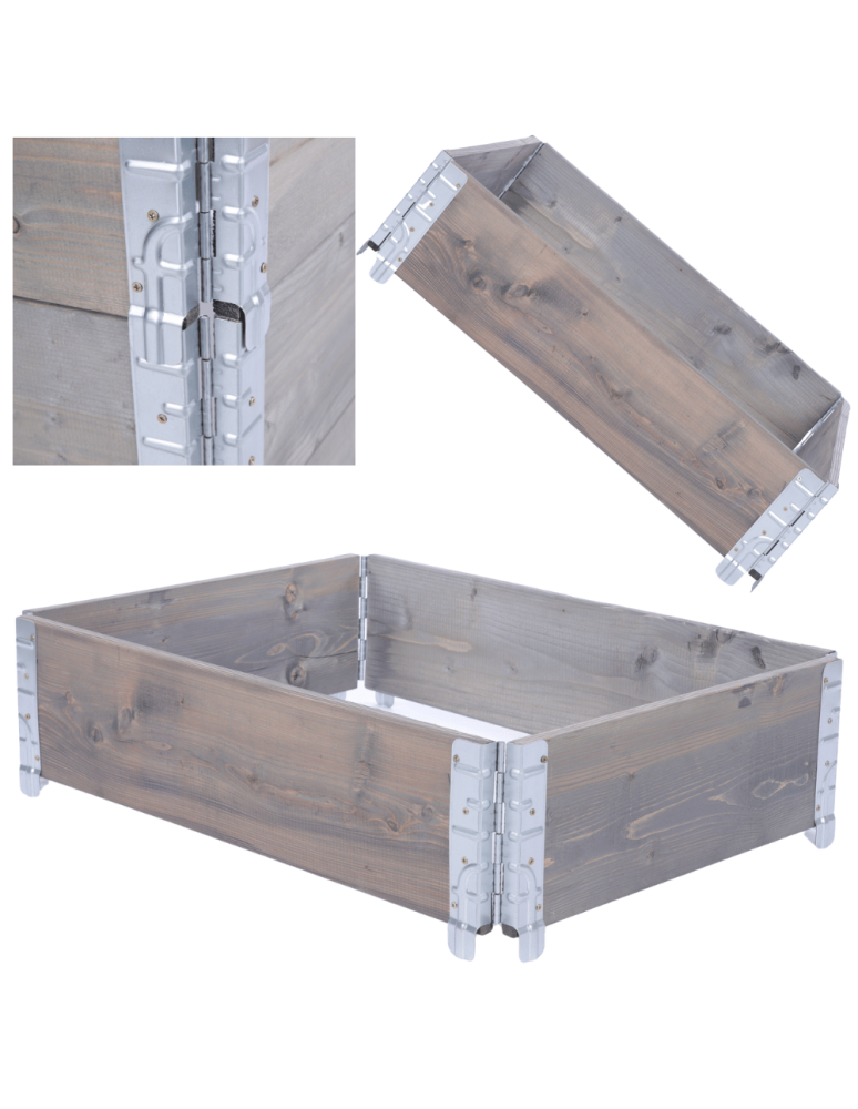 Nadstawki Paletowe - Nadstawka paletowa 60x80 sztaplowanie nadstawki paletowe grządka zielnik - product b2b.wamar.biz 1