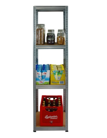 Regały Magazynowe - Regał Helios 180x40x40 cm 4 półki/175kg Ocynkowany - product 3