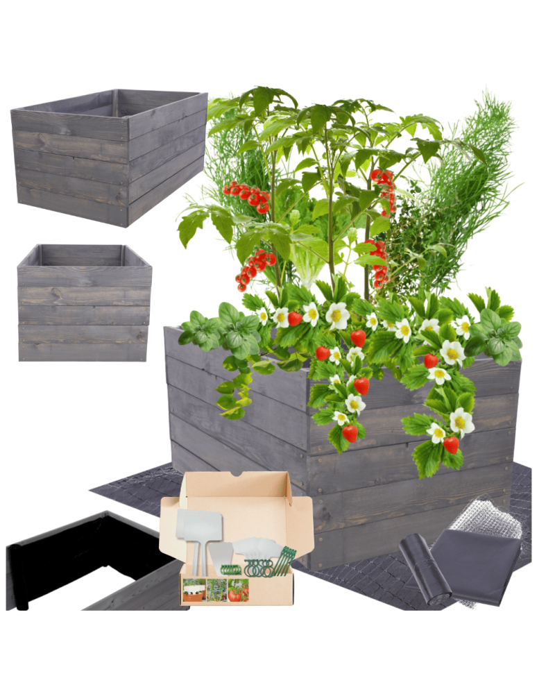 Uprawowe skrzynie ogrodowe- Warzywniaki- skrzynia do uprawy - Skrzynia na warzywa skrzynie na warzywnik inspekt donica grządka 45x93x90 - product b2b.wamar.biz 1
