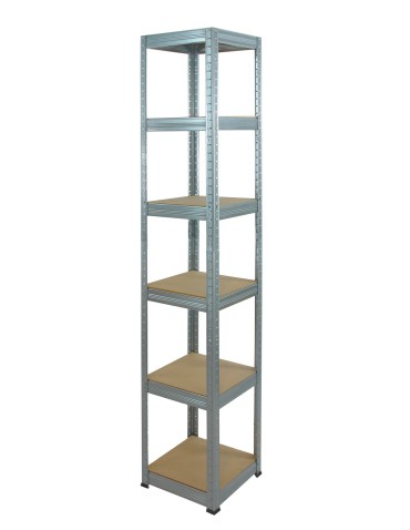 Regał Helios 196x30x30 cm 6 półek/175kg Ocynkowany