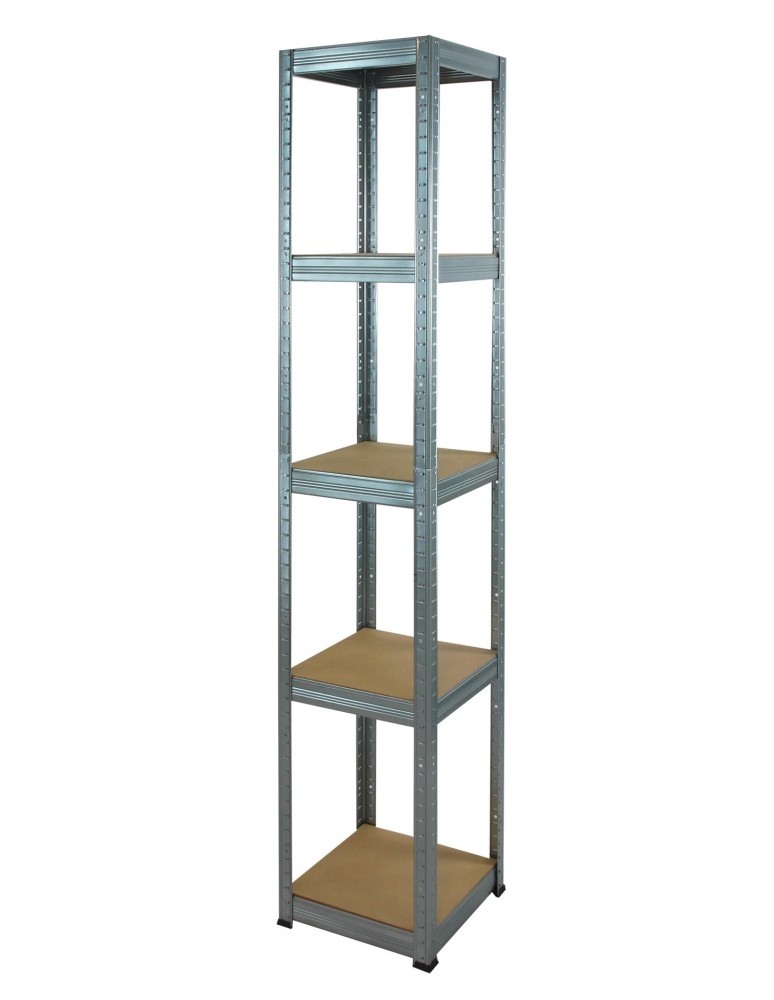 Regały Magazynowe - Regał Helios 196x35x35 cm 5 półek/175kg Ocynkowany - product b2b.wamar.biz 1