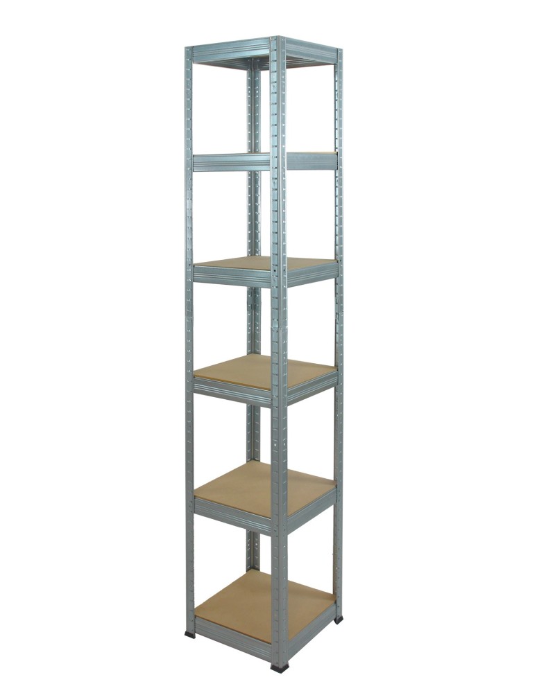Regały Magazynowe - Regał Helios 196x35x35 cm 6 półek/175kg Ocynkowany - product b2b.wamar.biz 1