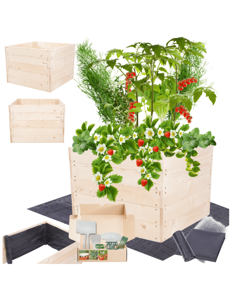 Uprawowe skrzynie ogrodowe- Warzywniaki- skrzynia do uprawy - Skrzynia na warzywa skrzynie na warzywnik inspekt donica grządka 45x93x90 - product b2b.wamar.biz 1