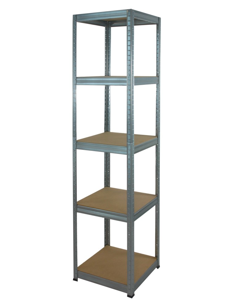 Regały Magazynowe - Regał Helios 213x40x40 cm 5 półek/175kg Ocynkowany - product b2b.wamar.biz 1