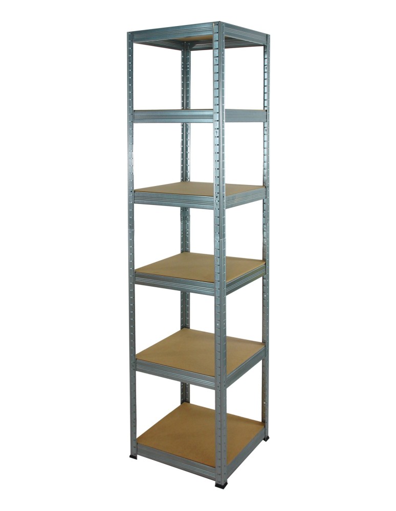 Regały Magazynowe - Regał Helios 213x40x40 cm 6 półek/175kg Ocynkowany - product b2b.wamar.biz 1