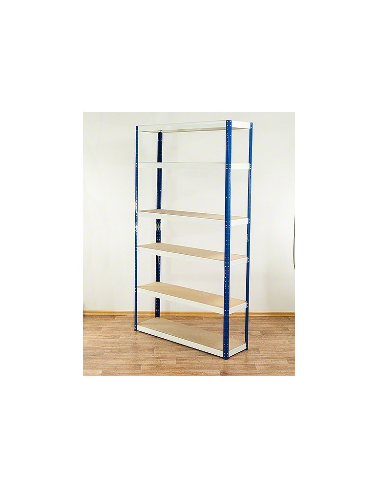 Regały - Regał Helios 196x120x50 cm 6 półek/350kg Czarno-Pomarańczowy - product b2b.wamar.biz 28