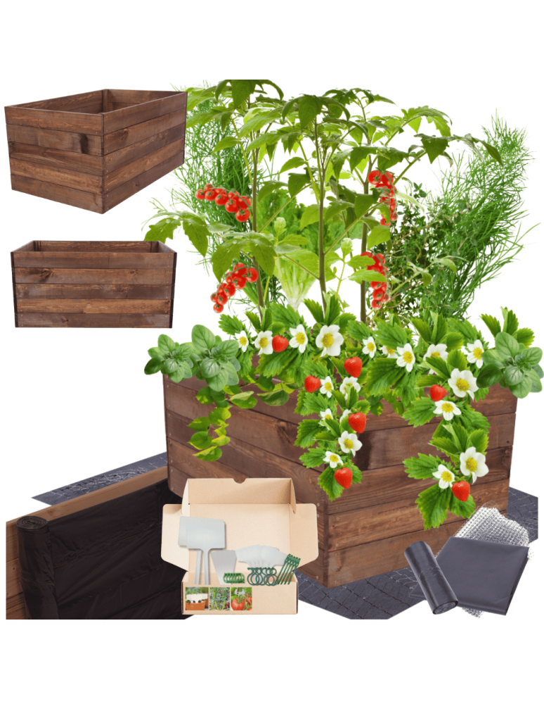 Uprawowe skrzynie ogrodowe- Warzywniaki- skrzynia do uprawy - Skrzynia na warzywa skrzynie na warzywnik inspekt donica grządka 45x103x80 - product b2b.wamar.biz 1