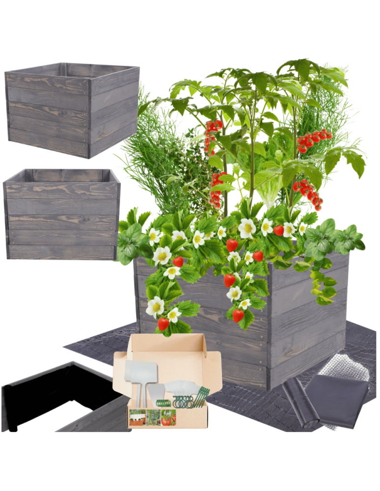Uprawowe skrzynie ogrodowe- Warzywniaki- skrzynia do uprawy - Skrzynia na warzywa skrzynie na warzywnik inspekt donica grządka 45x103x80 - product b2b.wamar.biz 1