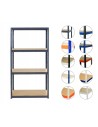 Regał metalowy regał magazynowy garażowy HELIOS premium 180x090x60 4x175kg