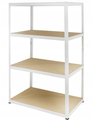 Regały Magazynowe - Regał metalowy regał magazynowy szpitalny HELIOS biały 213x180x45 4x175kg - product 3