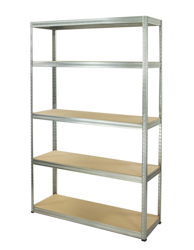 Regały Magazynowe - Regał Helios 196x120x30 cm 5 półek/400kg Ocynkowany - product b2b.wamar.biz 2